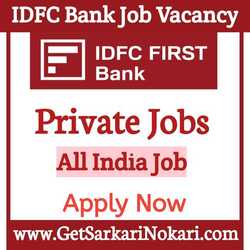 IDFC Bank Careers 2021 Recruitment Apply Online