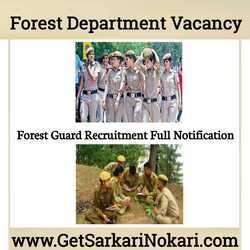 Forest Guard Recruitment 2021