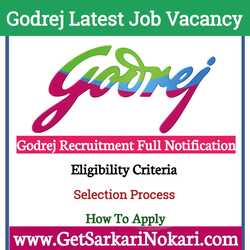 Godrej Recruitment 2021 Careers Latest Job Vacancy