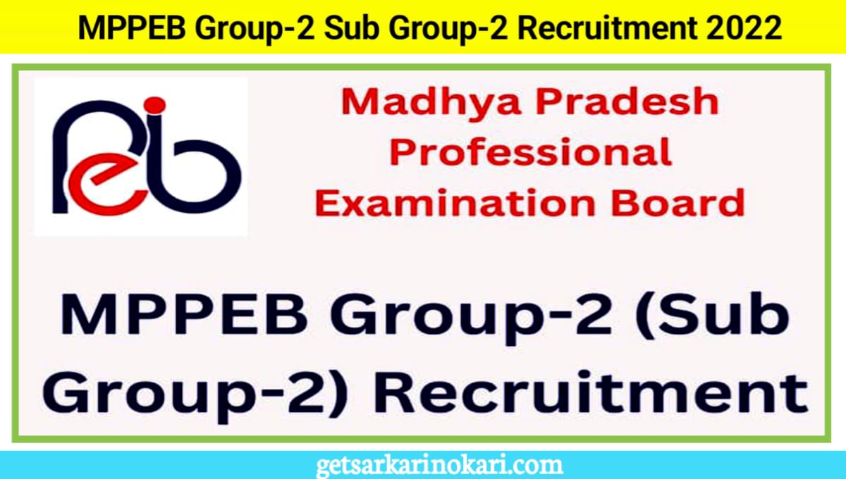 MP PEB Group 2 Various Post-Recruitment 2022