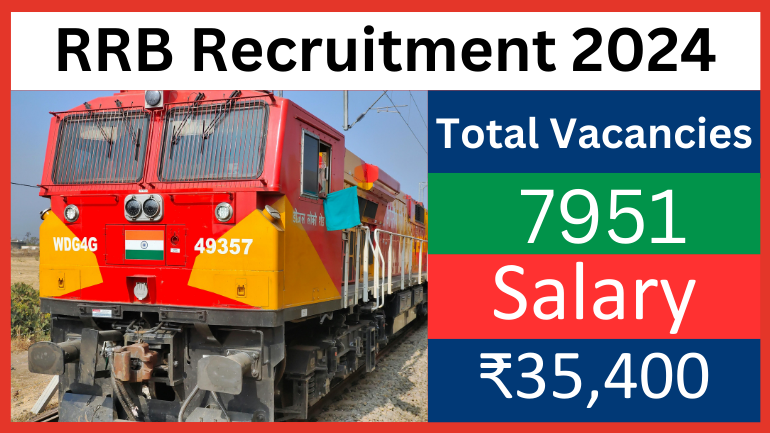 RRB Recruitment 2024: Apply Online for 7951 Junior Engineer & Chemical Supervisor Posts