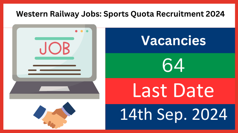 Western Railway Jobs: Sports Quota Recruitment 2024