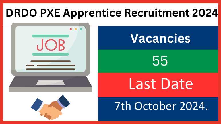 DRDO PXE Apprentice Recruitment 2024